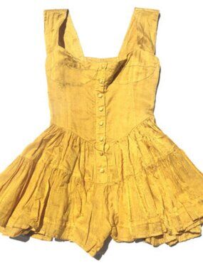 The Original Elisabeth Dress - Hand-Dyed Marigold